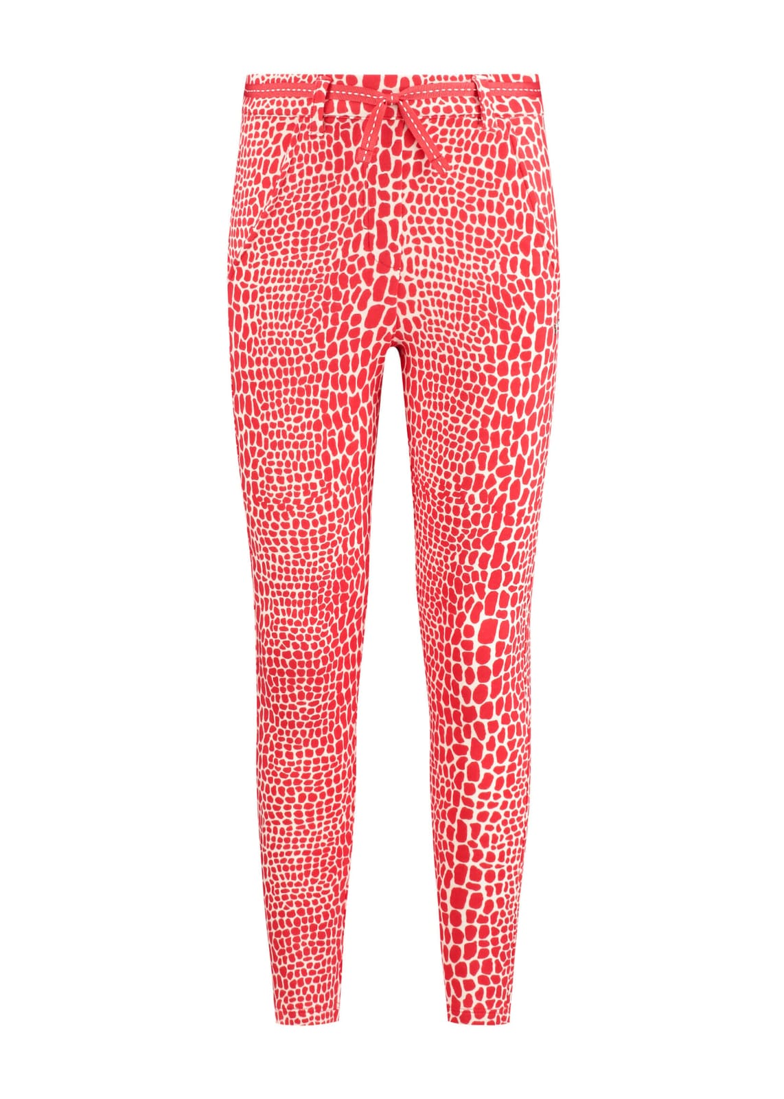 Broek -- Suze Print - 98/104 / Rood - kinderkleding