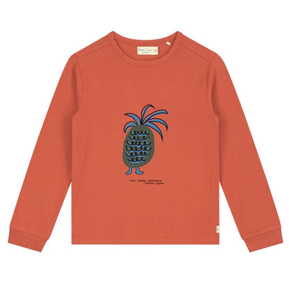 Longsleeve -- Adventure Live - 140 / Oranje - kinderkleding