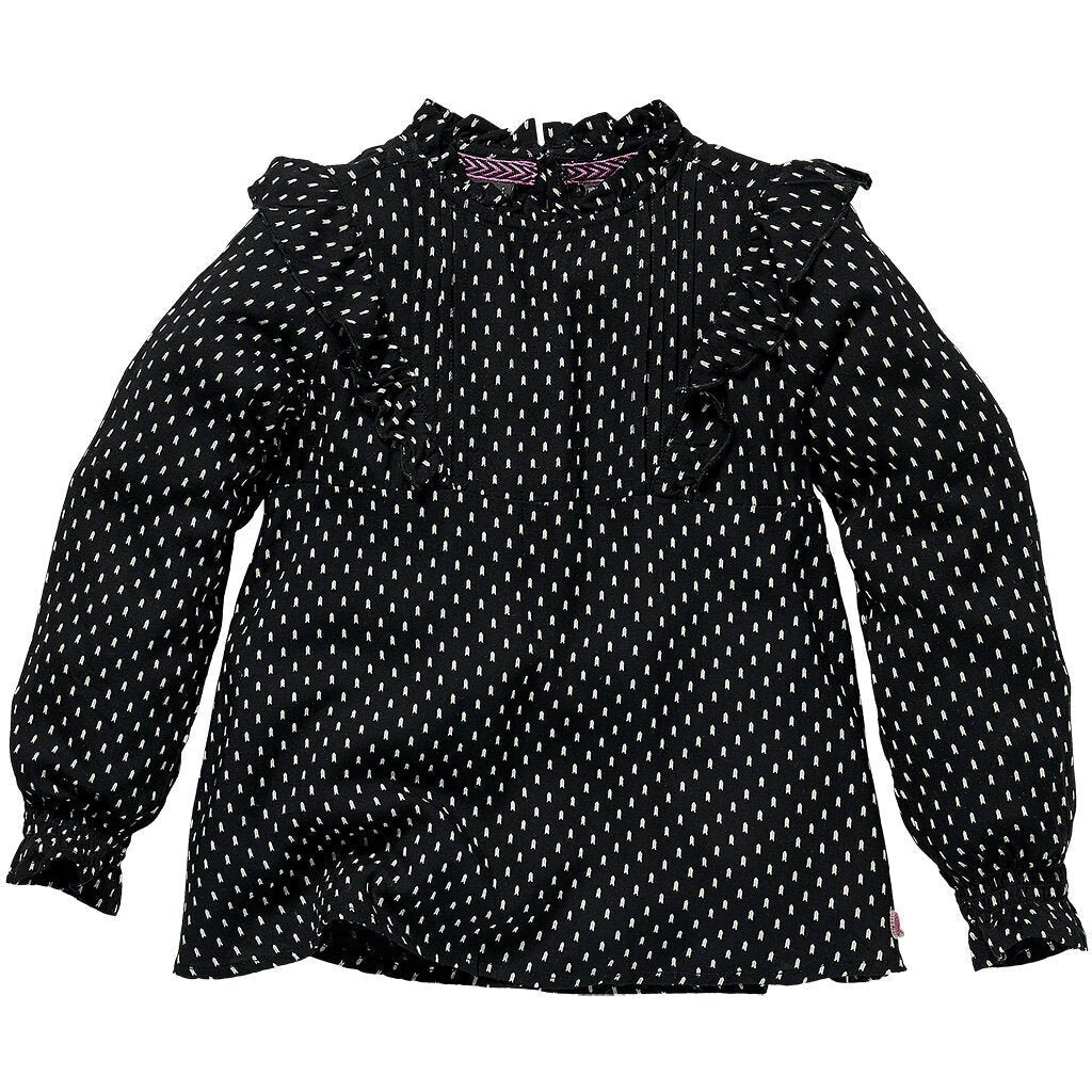 Blouse -- Keisha - 92 / Zwart - kinderkleding