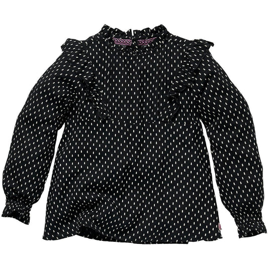 Blouse -- Keisha - 92 / Zwart - kinderkleding