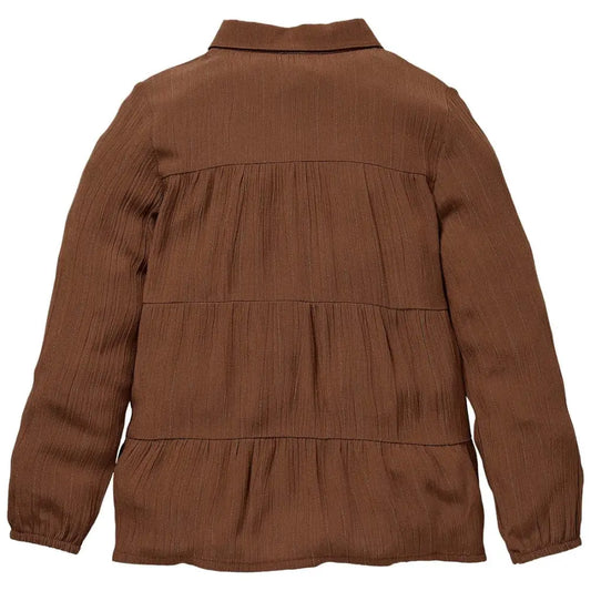 Blouse Shanti 98 / Bruin kinderkleding