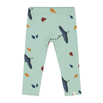 Broek -- Vliegers - 122/128 / Mint - kinderkleding