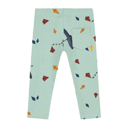 Broek -- Vliegers - 122/128 / Mint - kinderkleding