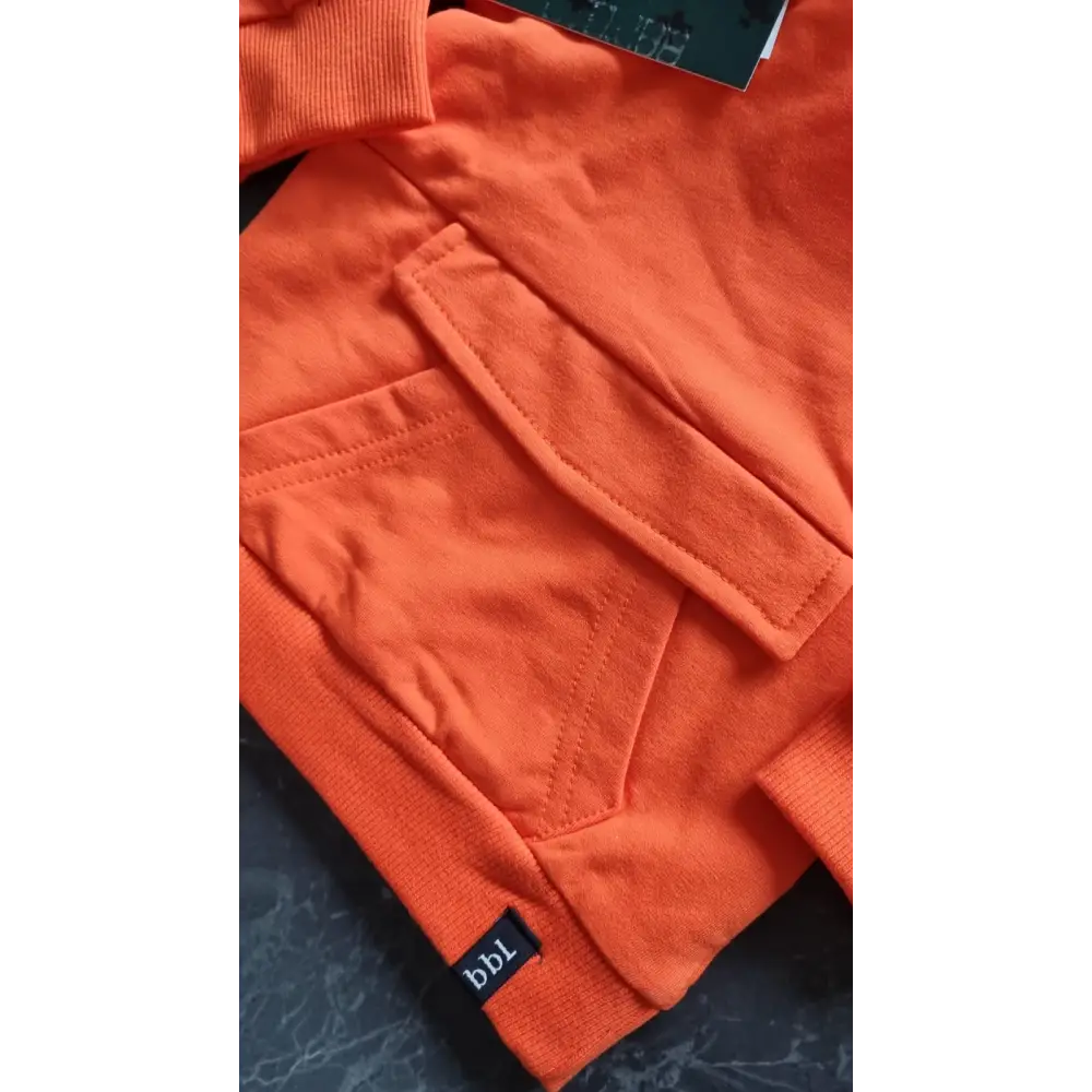 Hoodie -- BBL Basic - 68 / Oranje - kinderkleding
