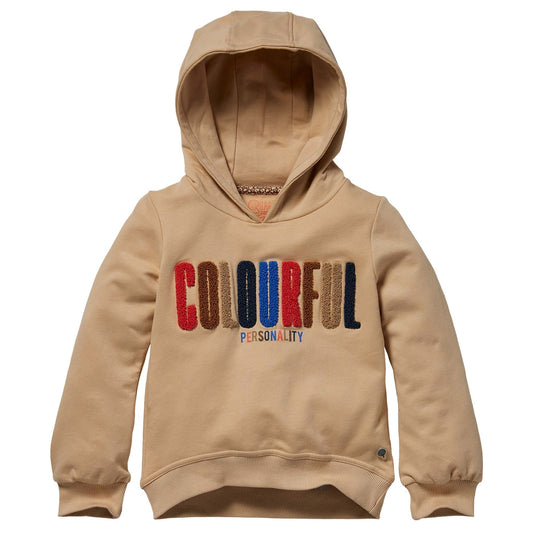 Hoodie -- Girl - 98/104 / Bruin - kinderkleding