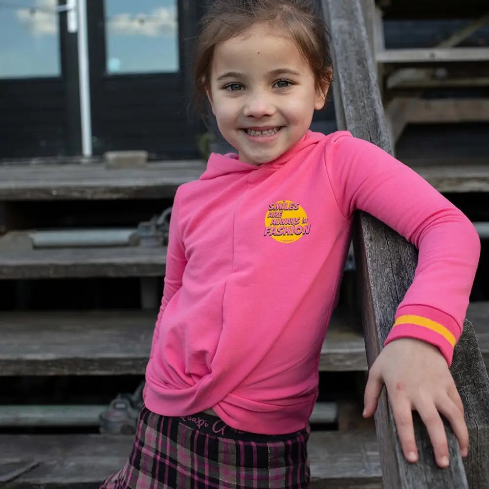 Hoodie Keesje 92 / Roze kinderkleding