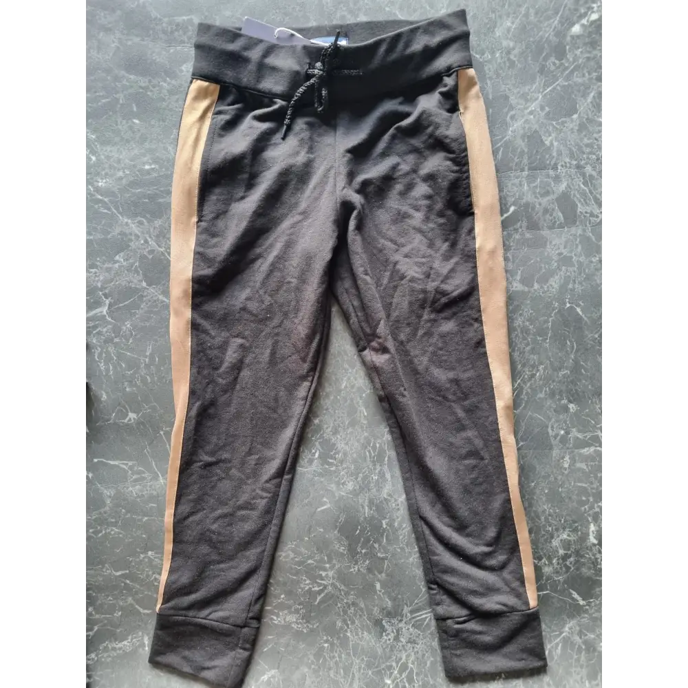 Joggingbroek -- Gold - 98/104 / Zwart - kinderkleding