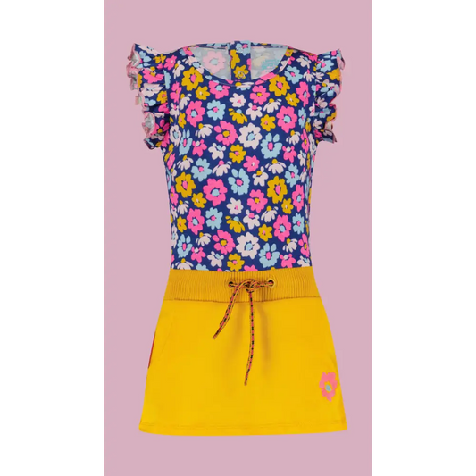 Jurk -- Chaya - 140 / Geel - kinderkleding