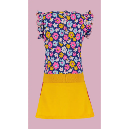 Jurk -- Chaya - 140 / Geel - kinderkleding