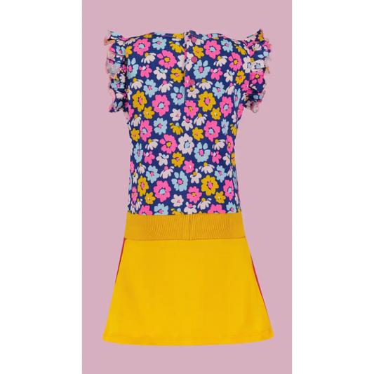 Jurk -- Chaya - 140 / Geel - kinderkleding