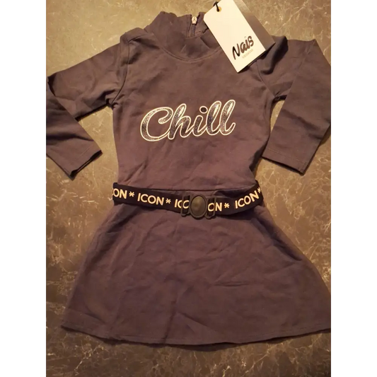 Jurk Hailey 86/92 / Grijs kinderkleding