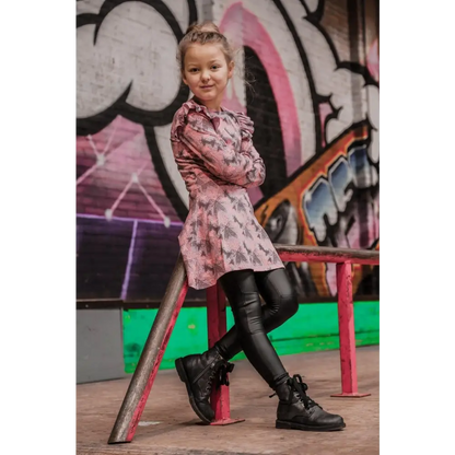 Jurk -- Kacy - 104 / Roze - kinderkleding