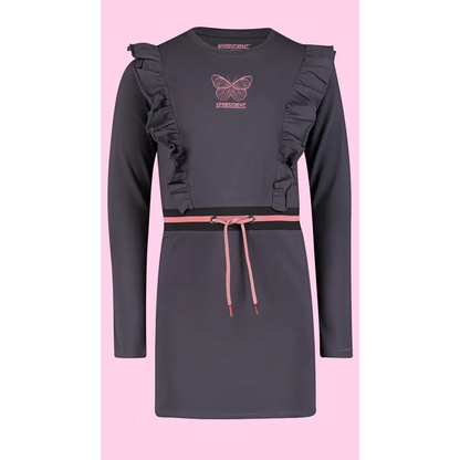 Jurk -- Kerri - 98 / Grijs - kinderkleding