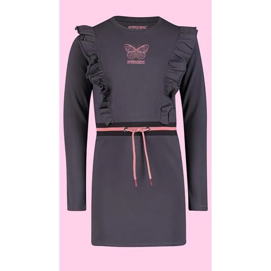 Jurk -- Kerri - 98 / Grijs - kinderkleding