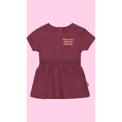 Jurk -- Lieke - 50 / Paars - kinderkleding