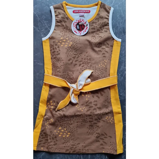 Jurk -- Nadeche - 86/92 / Bruin - kinderkleding