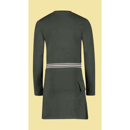 Jurk -- Olive - 92 / Groen - kinderkleding