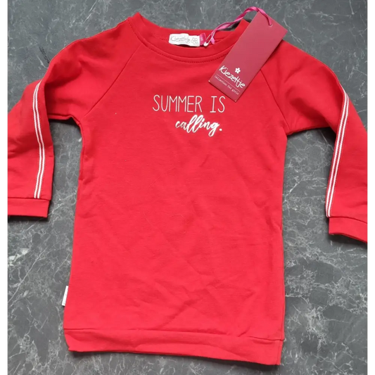 Jurk Summer 86 / Rood kinderkleding