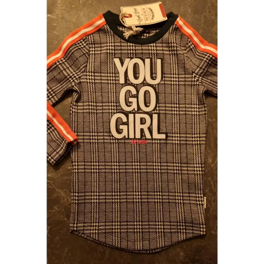 Jurk You Go 92 / Bruin kinderkleding