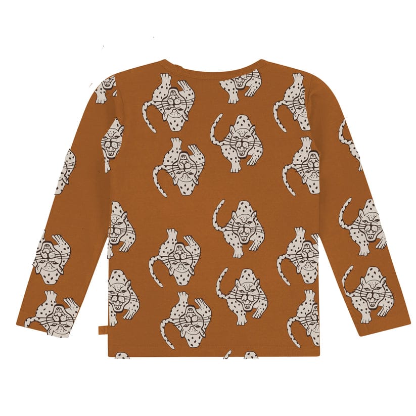 Longsleeve -- Leopard All Over - kinderkleding