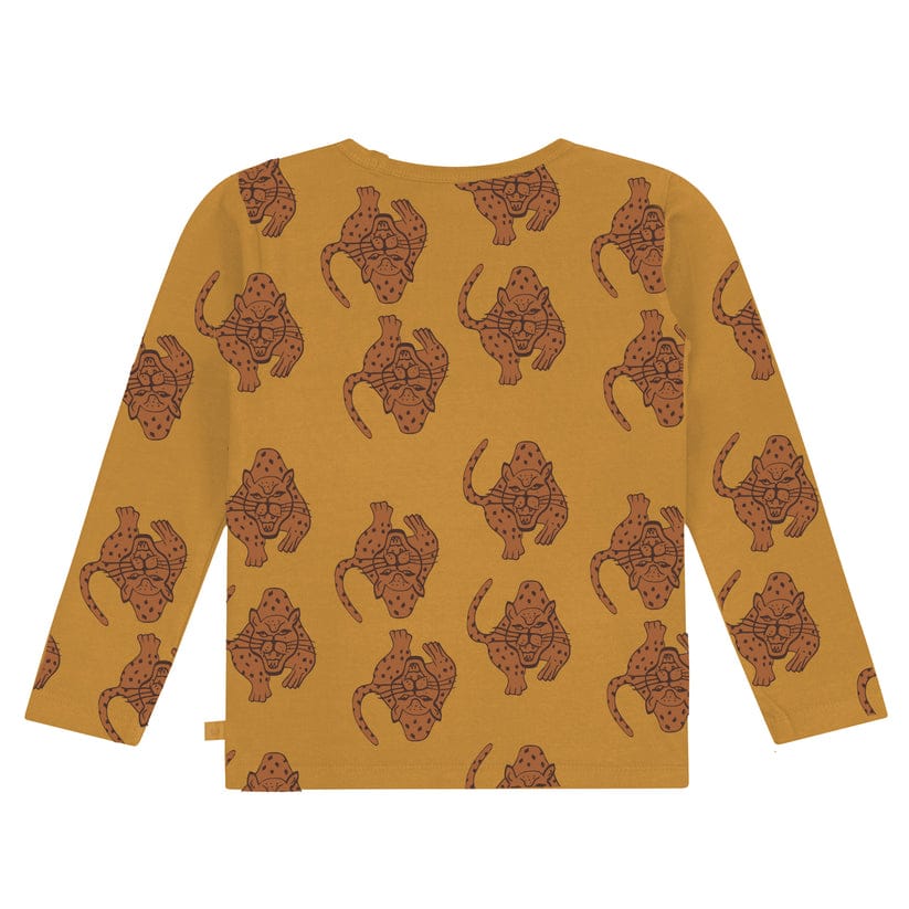 Longsleeve -- Leopard All Over - kinderkleding