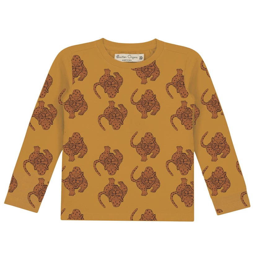 Longsleeve -- Leopard All Over - kinderkleding