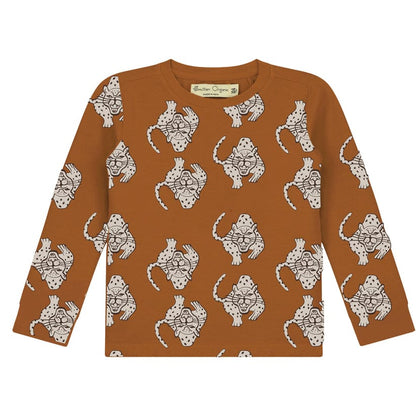 Longsleeve -- Leopard All Over - kinderkleding