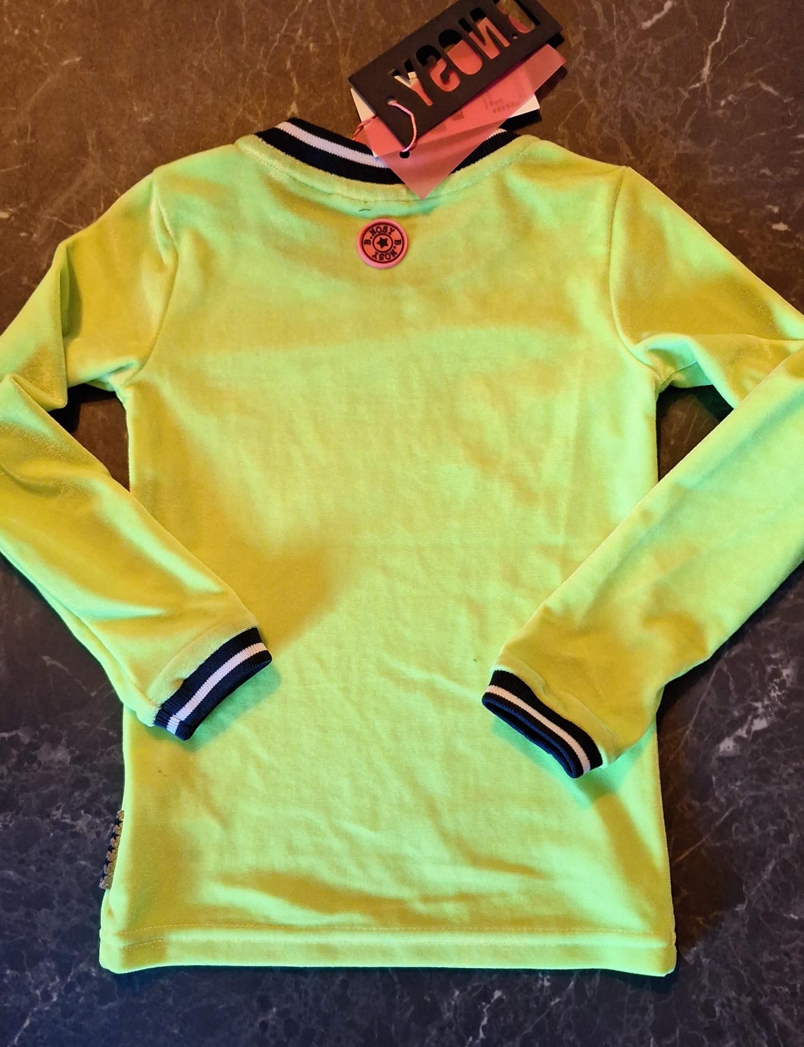 Longsleeve -- Lovely - 98 / 104 / Groen - kinderkleding