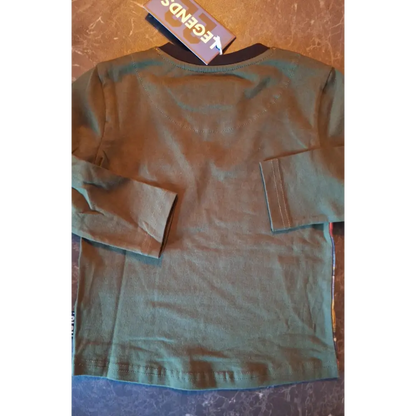 Longsleeves Lars 86/92 / Groen kinderkleding