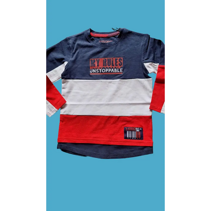 Longsleeves -- Ralf - 98 / Blauw - kinderkleding