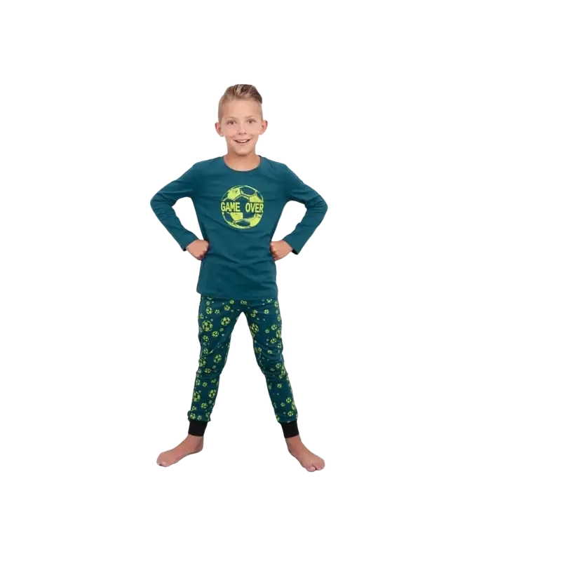 Pyjama Shirt -- Game - 104 / Groen - kinderkleding