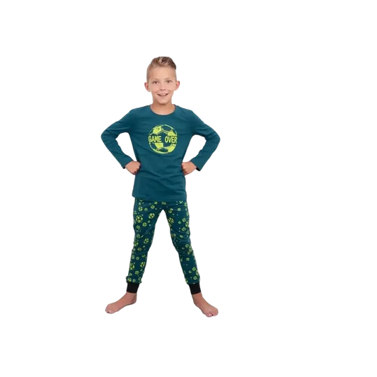 Pyjama Shirt -- Game - 104 / Groen - kinderkleding