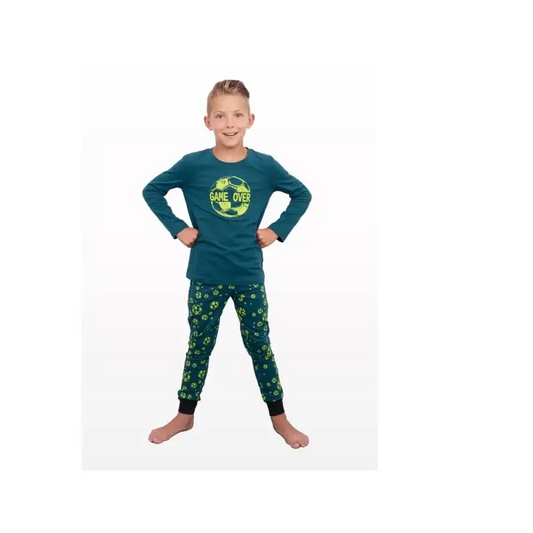 Pyjama Shirt Game 104 / Groen kinderkleding
