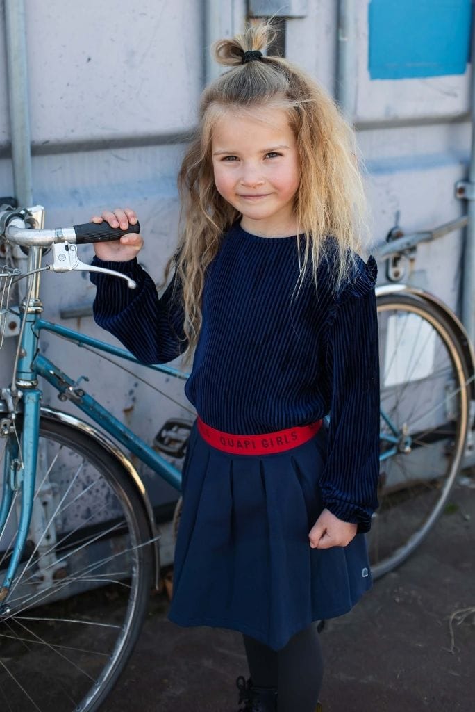 Rok -- Klasien - 92 / Blauw - kinderkleding