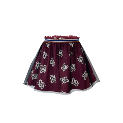 Rok -- Snake - 146/152 / Rood - kinderkleding