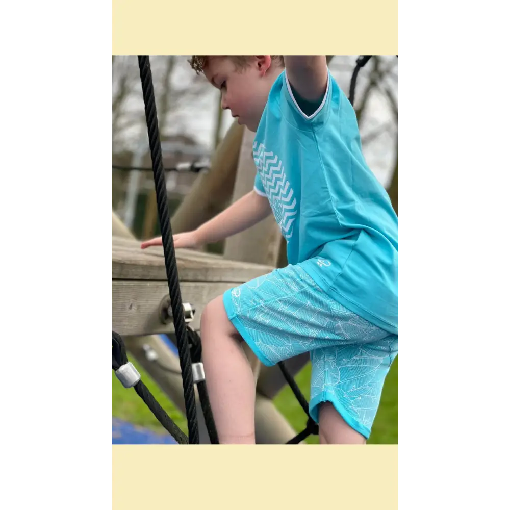 Short -- Gino - 140 / Blauw - kinderkleding