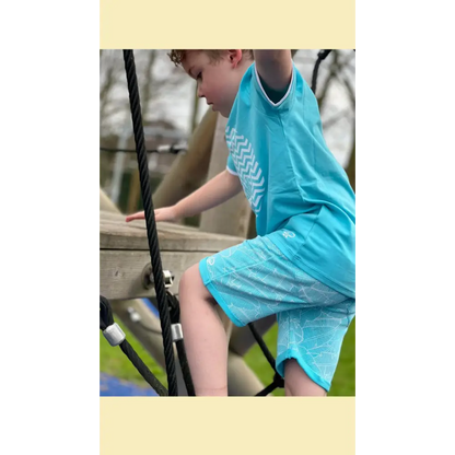 Short -- Gino - 140 / Blauw - kinderkleding