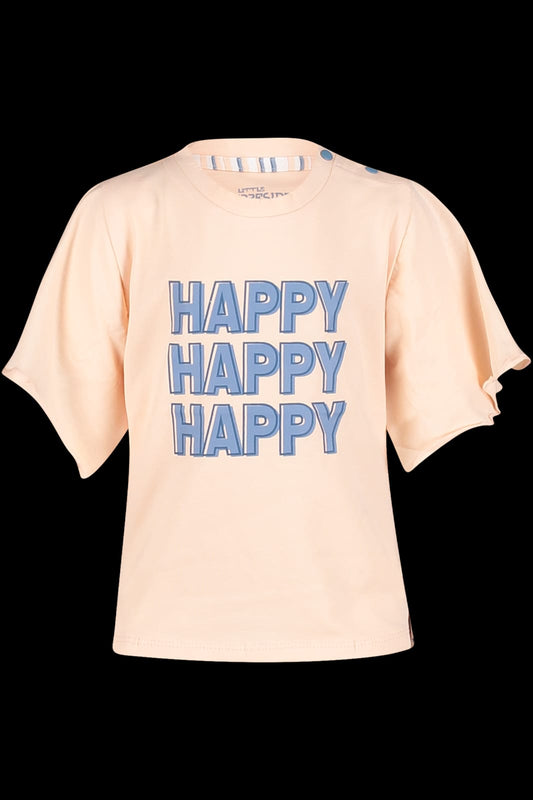 Shortsleeve -- June Happy - 80 / Roze - kinderkleding