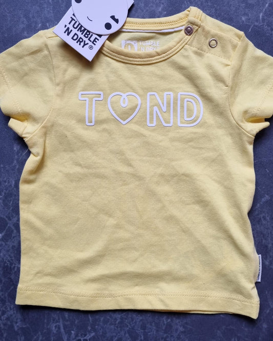 Shortsleeve -- TND - 56 / Geel - kinderkleding