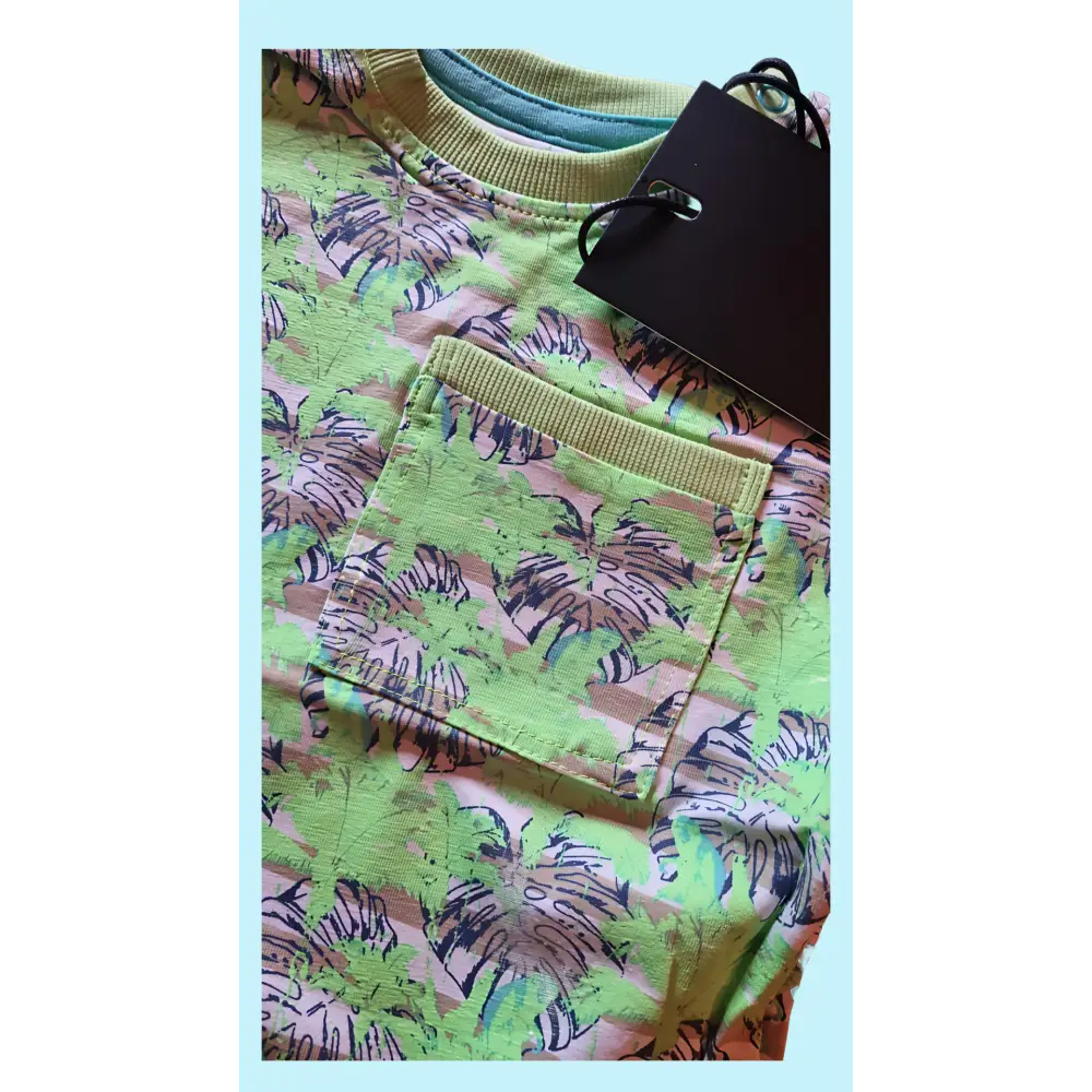 Shortsleeves -- Ives - 74 / Groen - kinderkleding