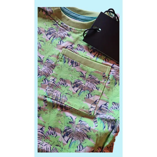 Shortsleeves -- Ives - 74 / Groen - kinderkleding