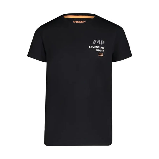 Shortsleeves Jaydon 128 / Zwart kinderkleding