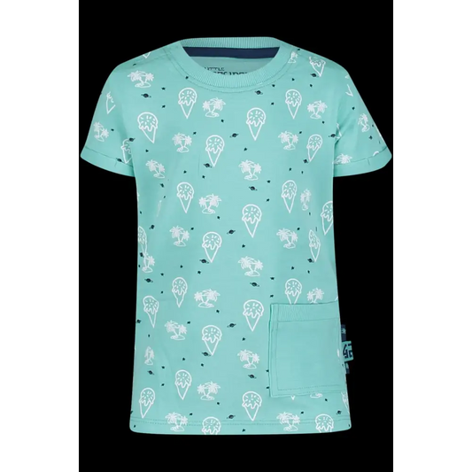 Shortsleeves Joey 74 / Blauw kinderkleding
