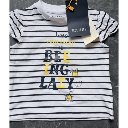 Shortsleeves Lazy 62 / Wit kinderkleding