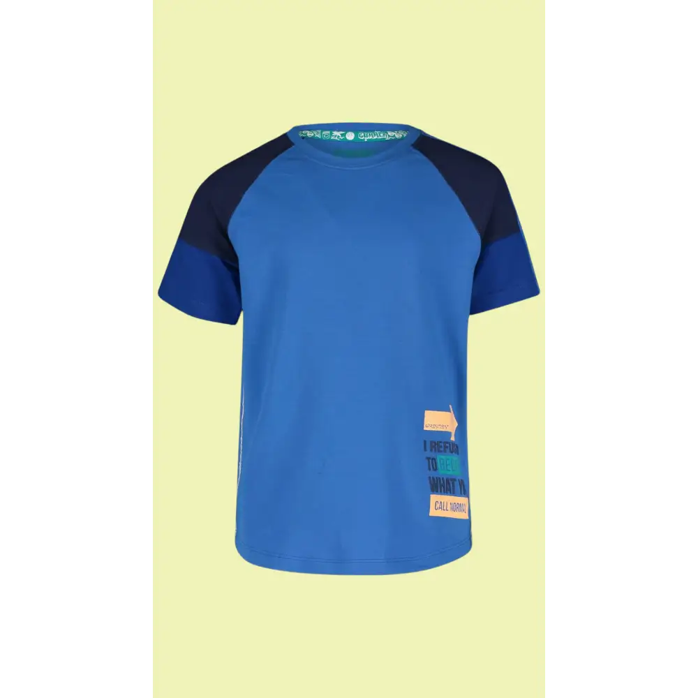 Shortsleeves -- Mack blue - 164 / Blauw - kinderkleding
