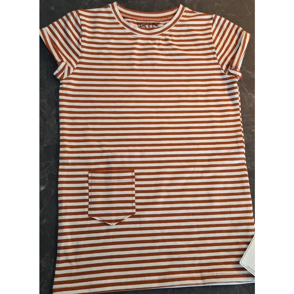 Shortsleeves Streep kinderkleding