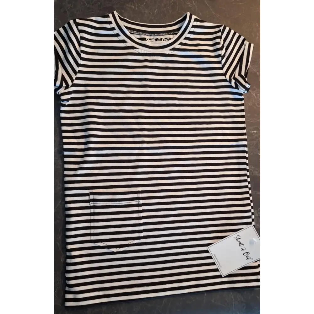 Shortsleeves Streep kinderkleding