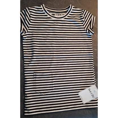 Shortsleeves Streep kinderkleding