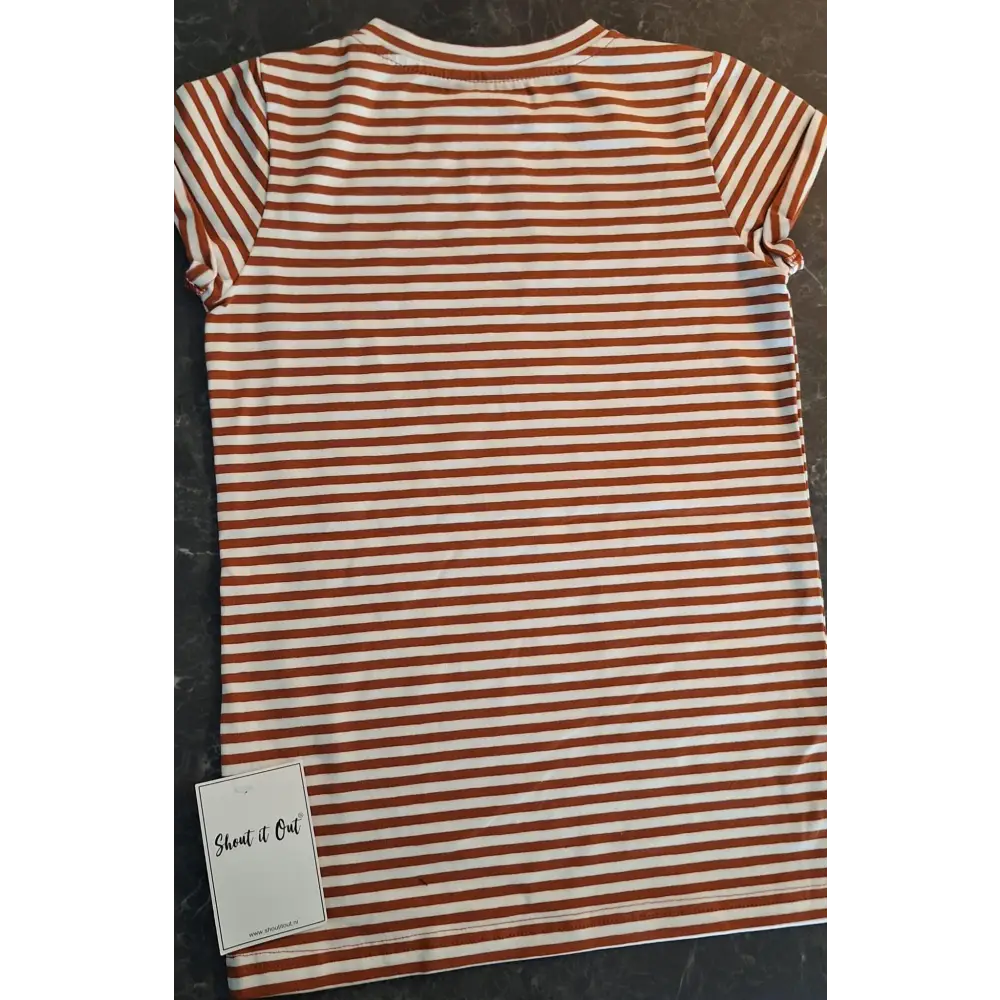 Shortsleeves Streep kinderkleding