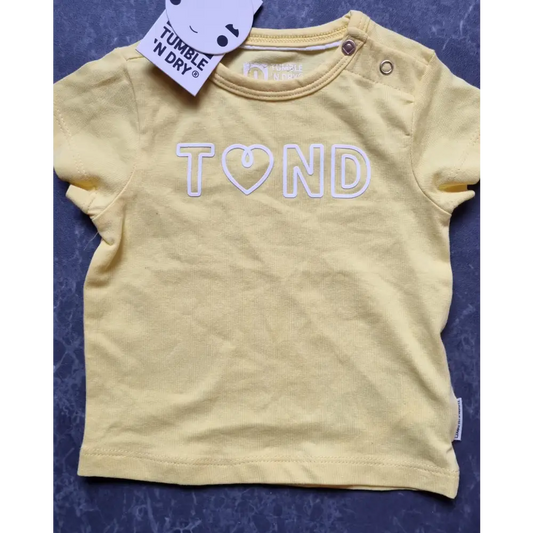 Shortsleeves TND 56 / Geel kinderkleding